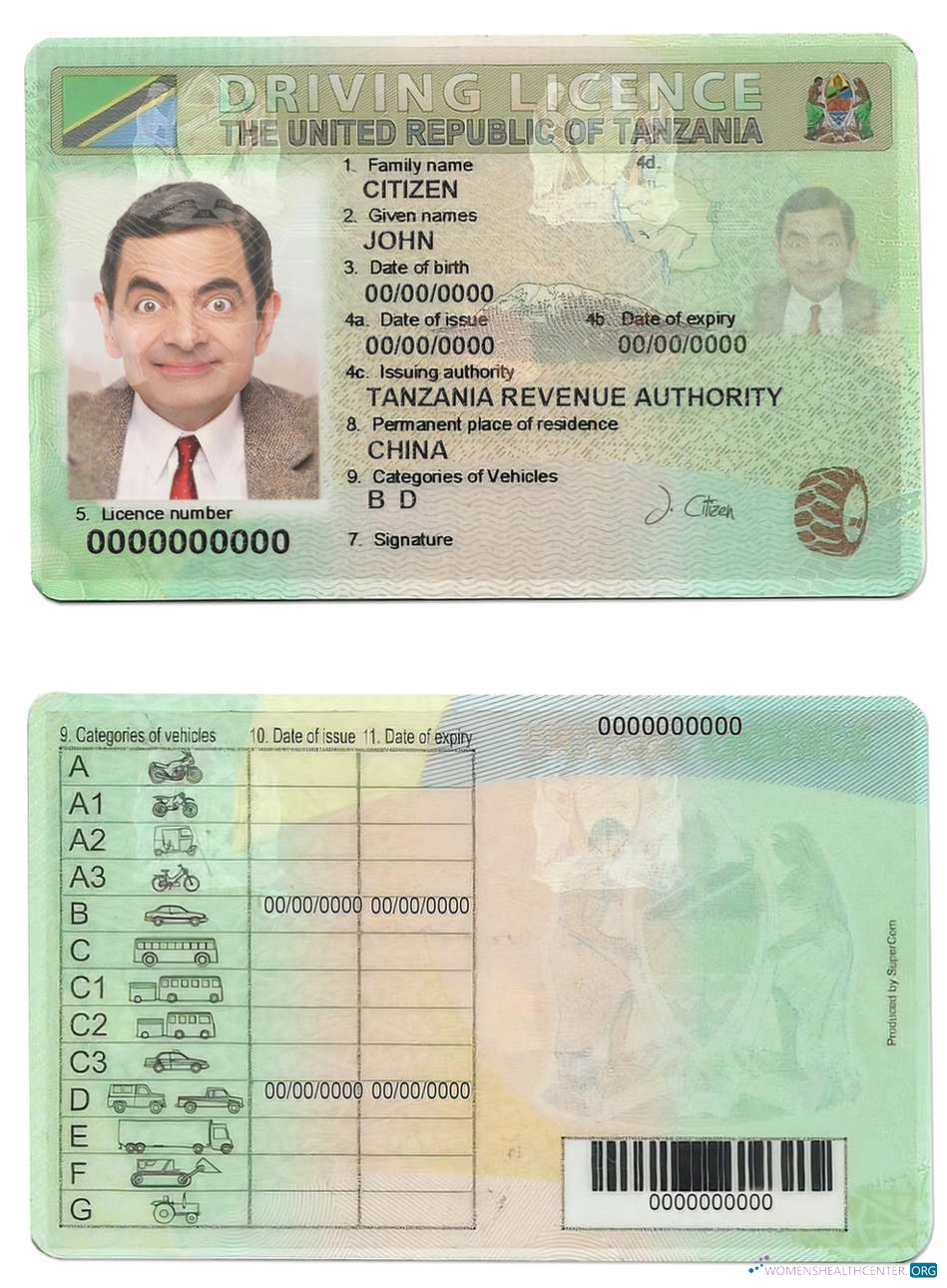 download Tanzania driving license